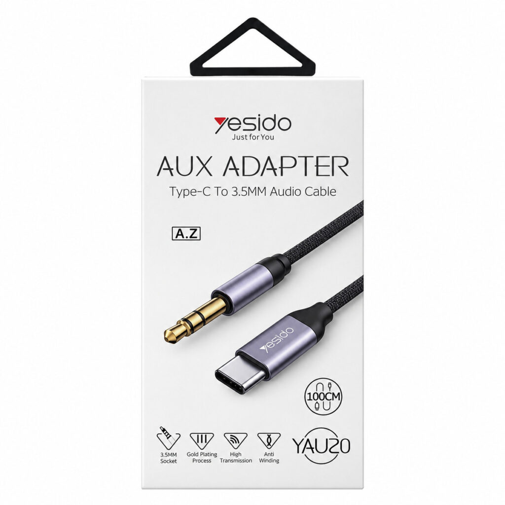Aux adapter Type C yesido