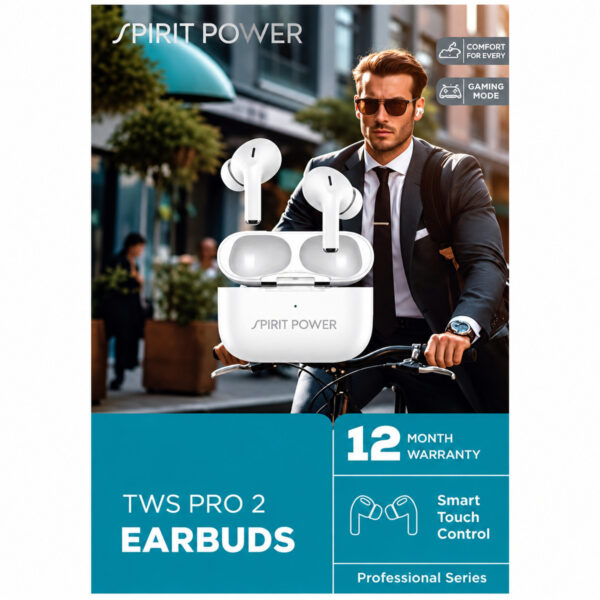 אוזניות 2 TWS SPIRIT PRO